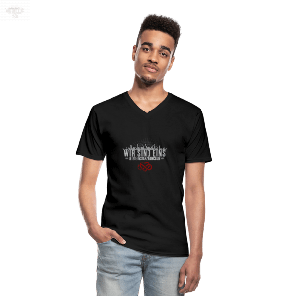 Klassisches Männer-T-Shirt mit V-Ausschnitt